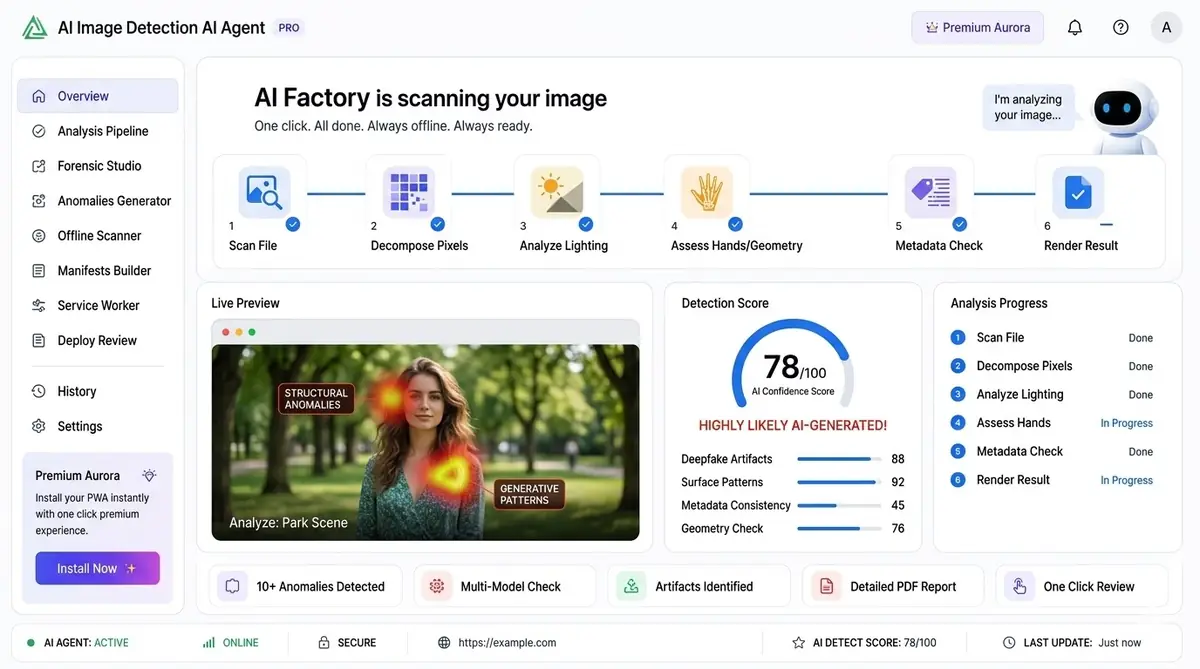 AI template generator dashboard — example of the AI tool dashboard software